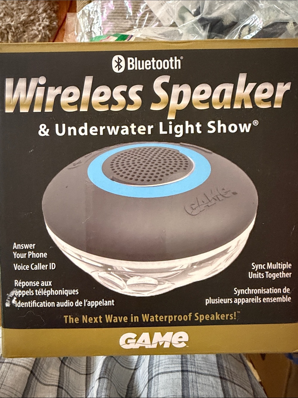 Bluetooth Wireless Floating Waterproof Speaker with Underwater Light Show